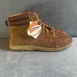 Duluth Trading Co Womens Boots 10 M Brown Suede Ankle Lace Up New Work Outdoor